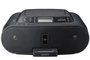 Sony ZSS2 ip dock Sprejemnik FM/AM, 1,7 W+ 1,7 W stereo RMS, predvajanje plošč CD-R/RW, omrežni napajalnik ali baterije C