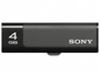 Sony USM4GBN Eleganten črn USB ključ