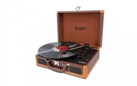 ION VINYL MOTION DELUXE CREAM, gramofon 33,45,78, USB, baterija, izhod za slušalke, zvočnik…